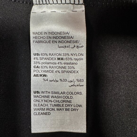 Chicos Pants Womens 4 Black Knit Stretch Ankle Tapered Leg Chicos 0 Pull On - Picture 5 of 7